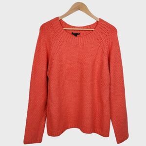 Eileen Fisher Red Lory Organic Cotton Sweater